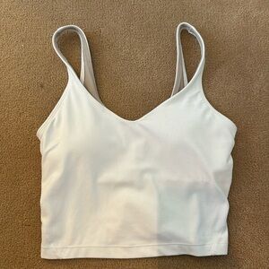 White lululemon align tank